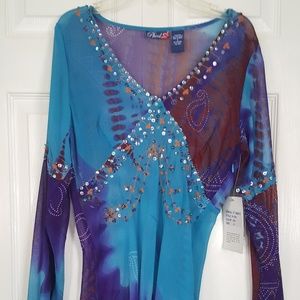 Phool Multi Color Shirt NWT Size S